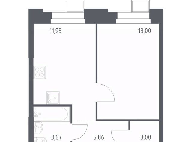 квартира п Мосрентген мк, к 2. 4 фото