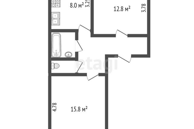 квартира дом 65 Омский район фото