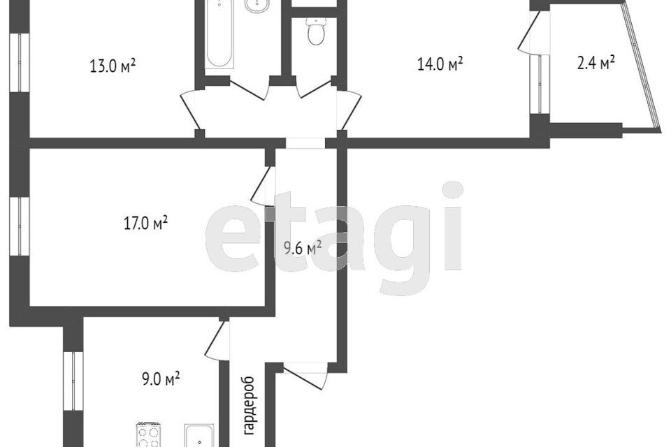 квартира г Омск ул Лукашевича 25а Омский район фото 1