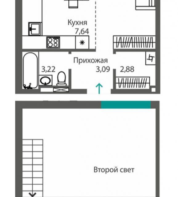 квартира г Симферополь пр-кт Александра Суворова 101 Симферопольский район фото 2