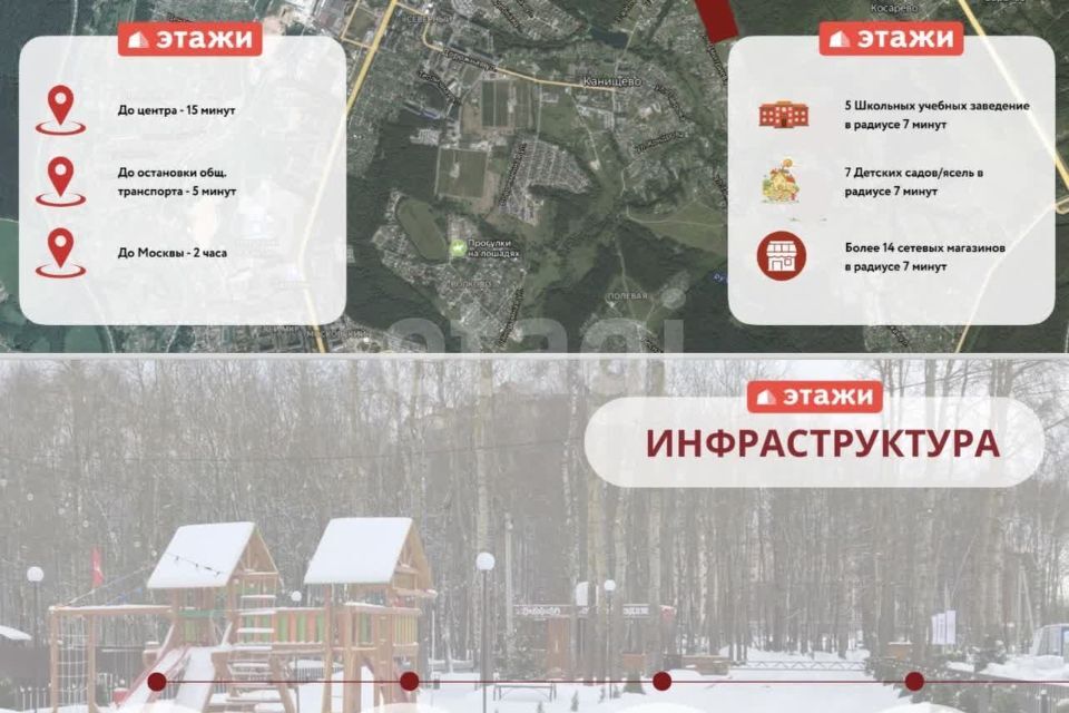земля г Калуга городской округ Калуга, коттеджный посёлок Московский фото 2