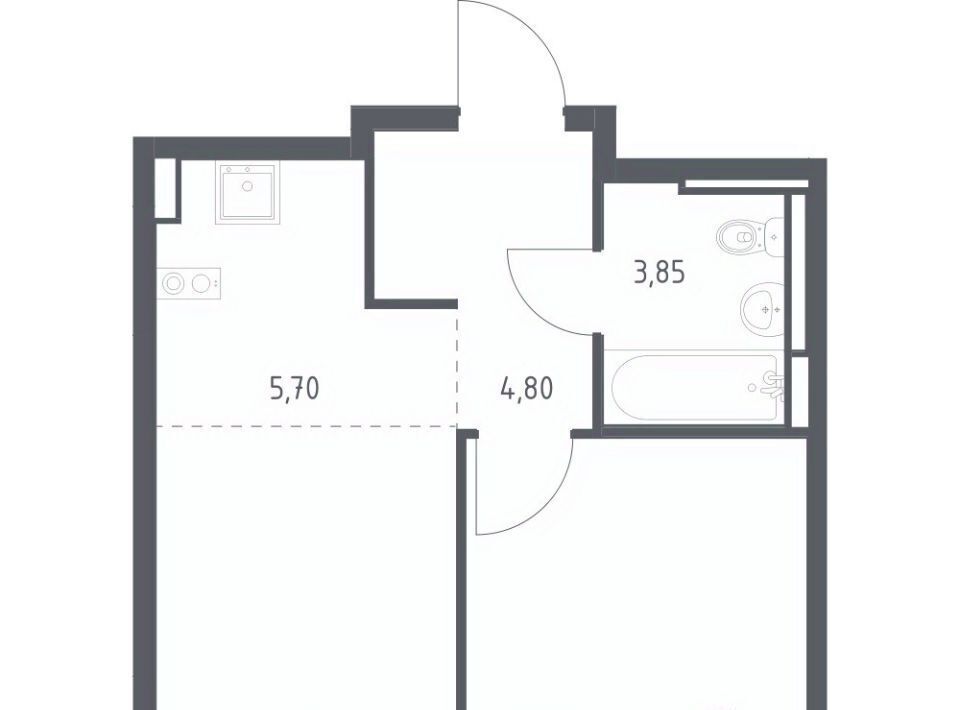 квартира г Видное Богдановский Лес жилой комплекс, 7. 3, Зябликово фото 1