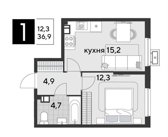 квартира р-н Прикубанский ш. Ближний Западный Обход/ул. Героя Пешкова/ ул. Садовая фото