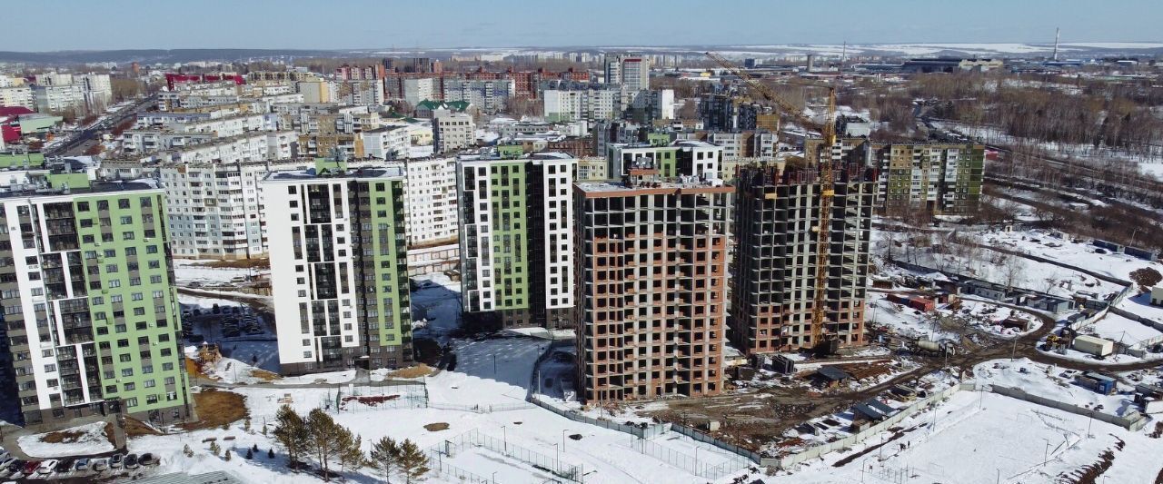 квартира г Кемерово р-н Заводский ЖК Парковый 5 60А мкр фото 15