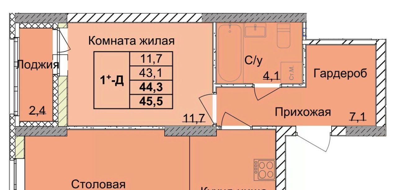 квартира г Нижний Новгород Горьковская ул 1-я Оранжерейная фото 1