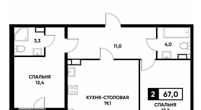 квартира г Ставрополь р-н Промышленный ул Николая Голодникова 5к/1 фото 1