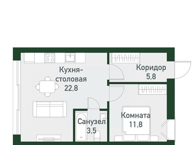 р-н мкр Привилегия ул Спортивная 22 Кременкульское с/пос фото