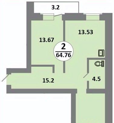 квартира г Красноярск р-н Советский Солнечный жилрайон, 5-й мкр, с 11 фото 1