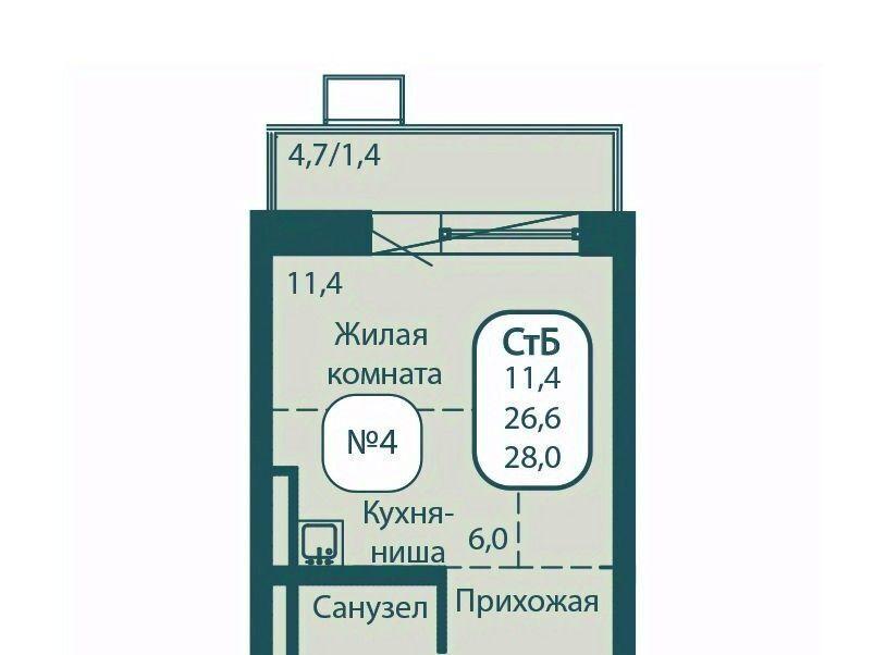 квартира городской округ Солнечногорск рп Андреевка ЖК «Андреевка» 4 Зеленоград — Крюково фото 1