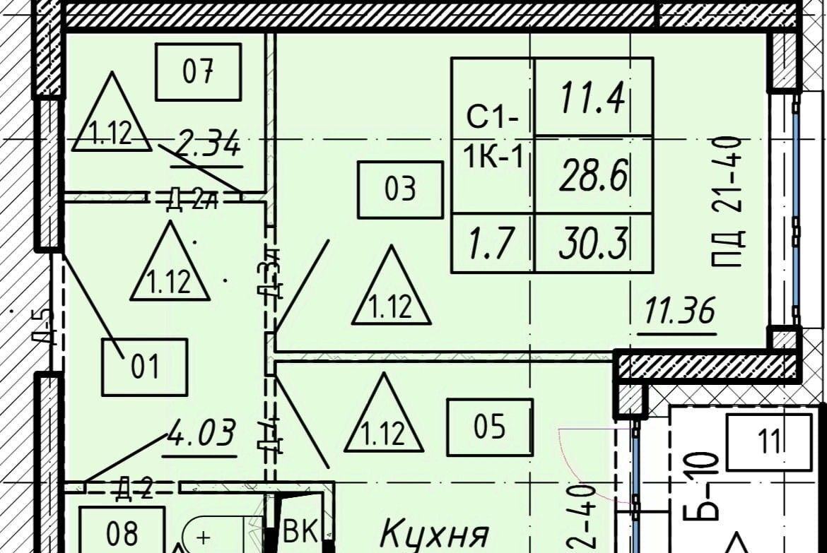 квартира г Люберцы микрорайон Панки ул Хлебозаводская 6с/1 фото 1