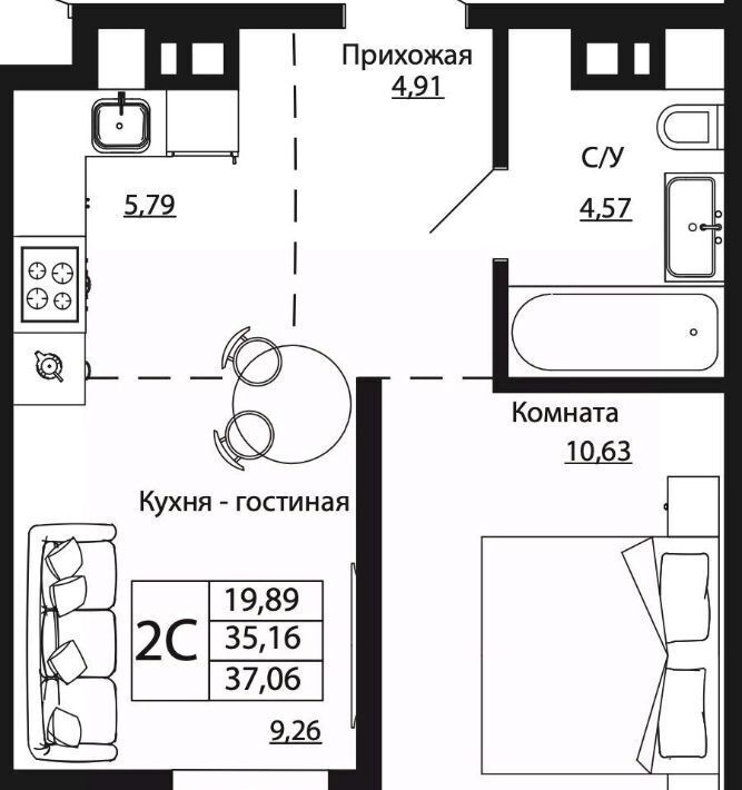 квартира г Ростов-на-Дону р-н Пролетарский ул Текучева фото 1