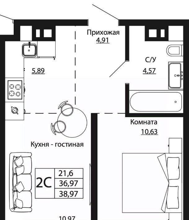 квартира г Ростов-на-Дону р-н Пролетарский ул Текучева фото 1