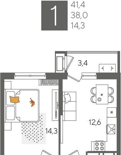 квартира г Краснодар р-н Карасунский ул Новороссийская 102/8к 5 фото 1