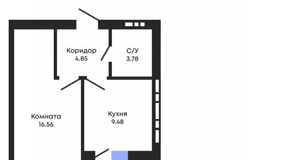 квартира г Воронеж р-н Советский ул Курчатова 32 фото 1