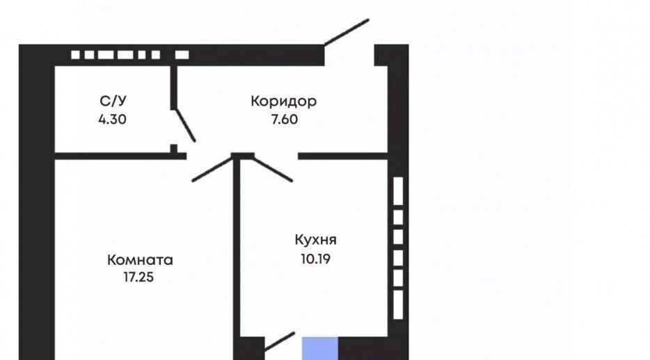 квартира г Воронеж р-н Советский ул Курчатова 32 фото 1