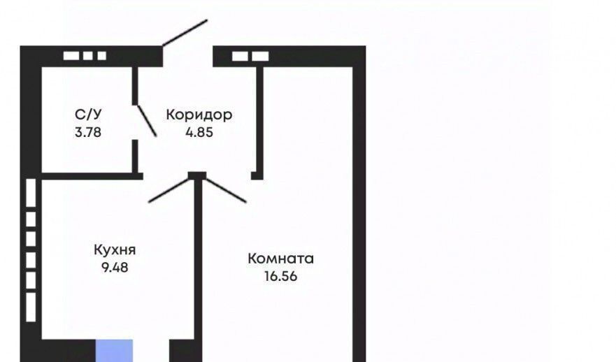 квартира г Воронеж р-н Советский ул Курчатова 32 фото 1