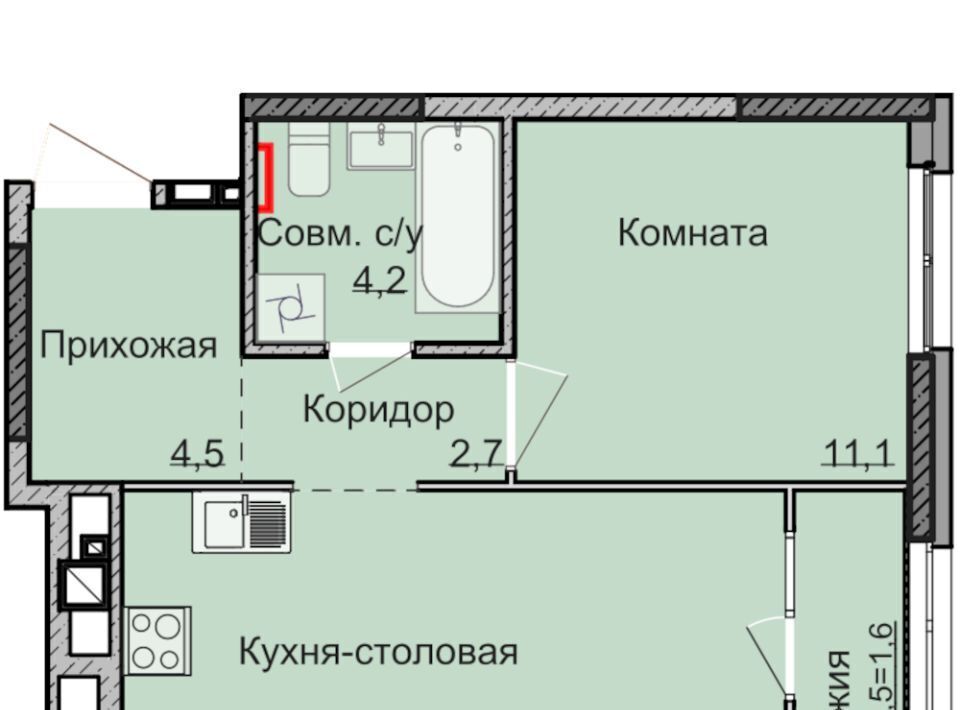 квартира г Ижевск р-н Ленинский Строитель ЖК «НЕО» жилрайон, 5-й мкр фото 1