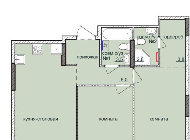 р-н Индустриальный Культбаза ЖК «Ежевика» 9 жилрайон, 8-й мкр фото