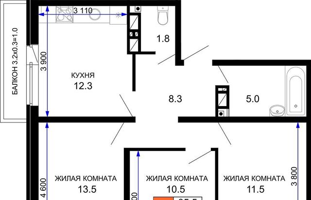 р-н Прикубанский ЖК «Дыхание» фото