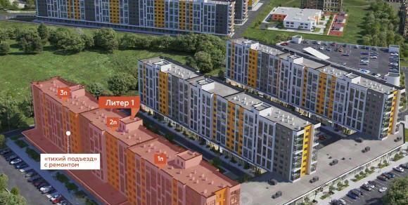 квартира г Краснодар р-н Прикубанский ул им. Кудухова Б.С. 1 фото 4