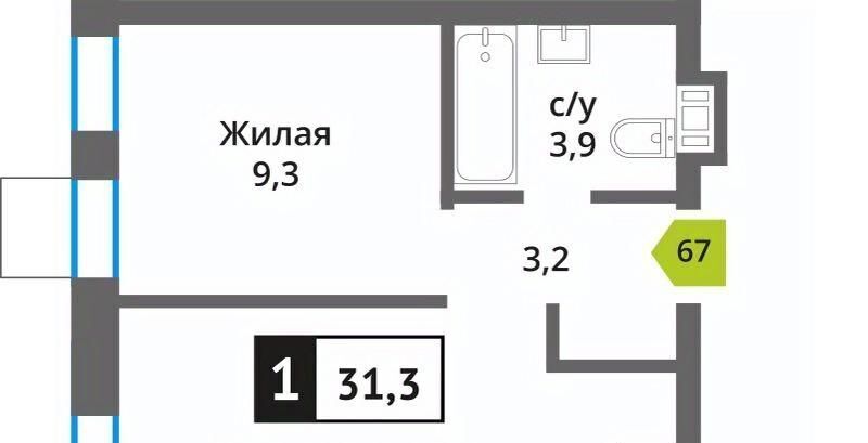 квартира г Красногорск мкр Опалиха Никольский Квартал Отрада жилой комплекс, Аникеевка фото 1