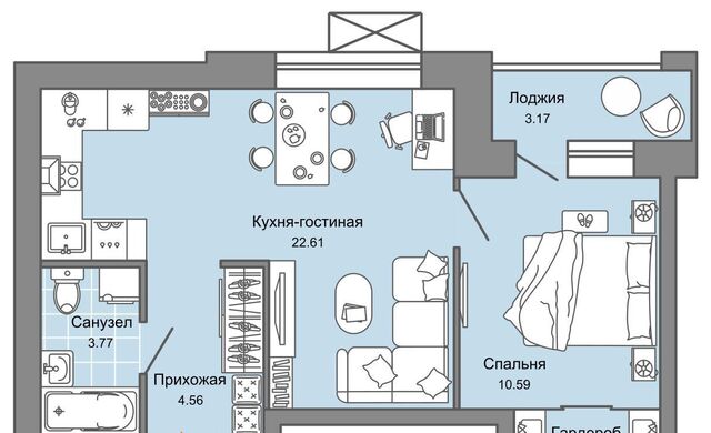 квартира р-н Ленинский дом 82 фото