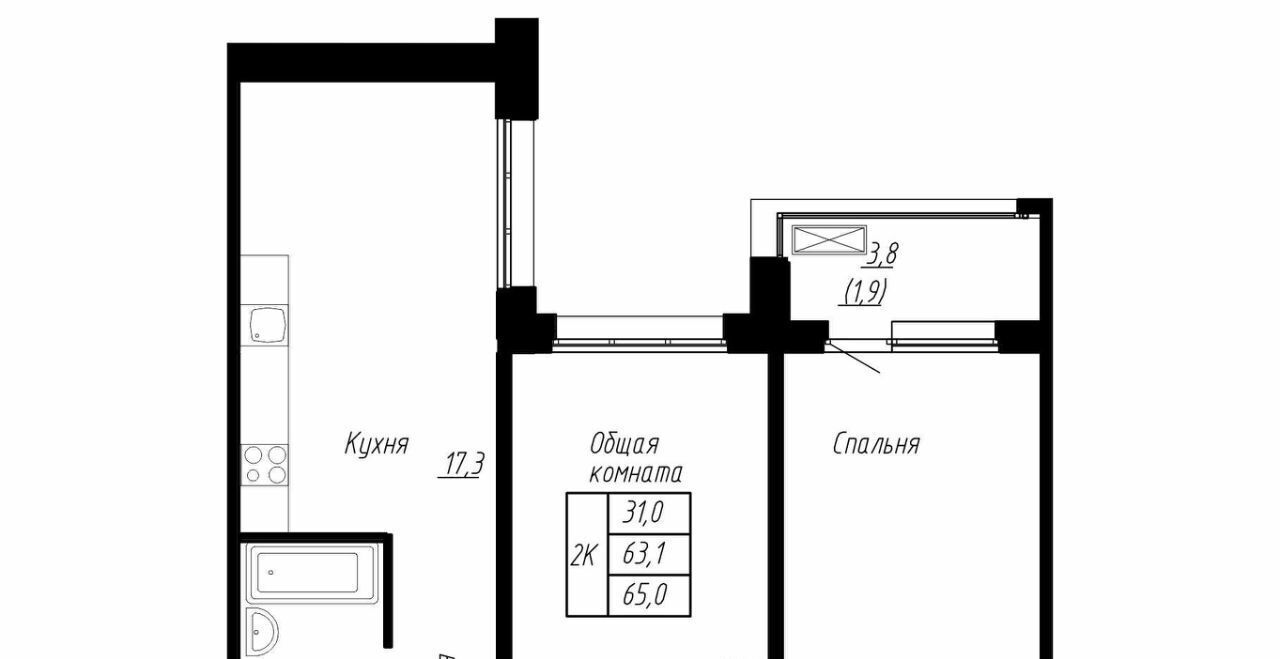 квартира р-н Тосненский п Тельмана ЖК «Сибирь» Тельмановское с/пос, Рыбацкое фото 1