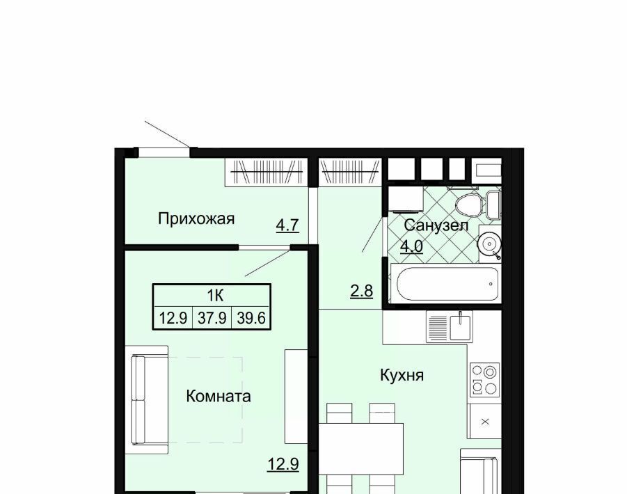 квартира г Ковров Квартал «Авиатор» фото 1