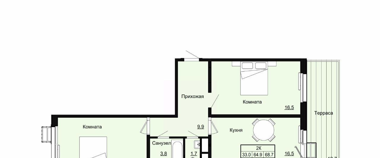 квартира г Ковров Квартал «Авиатор» фото 1