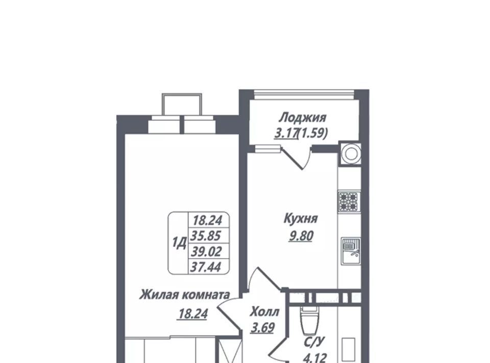квартира г Ессентуки ЖК Озеро фото 3
