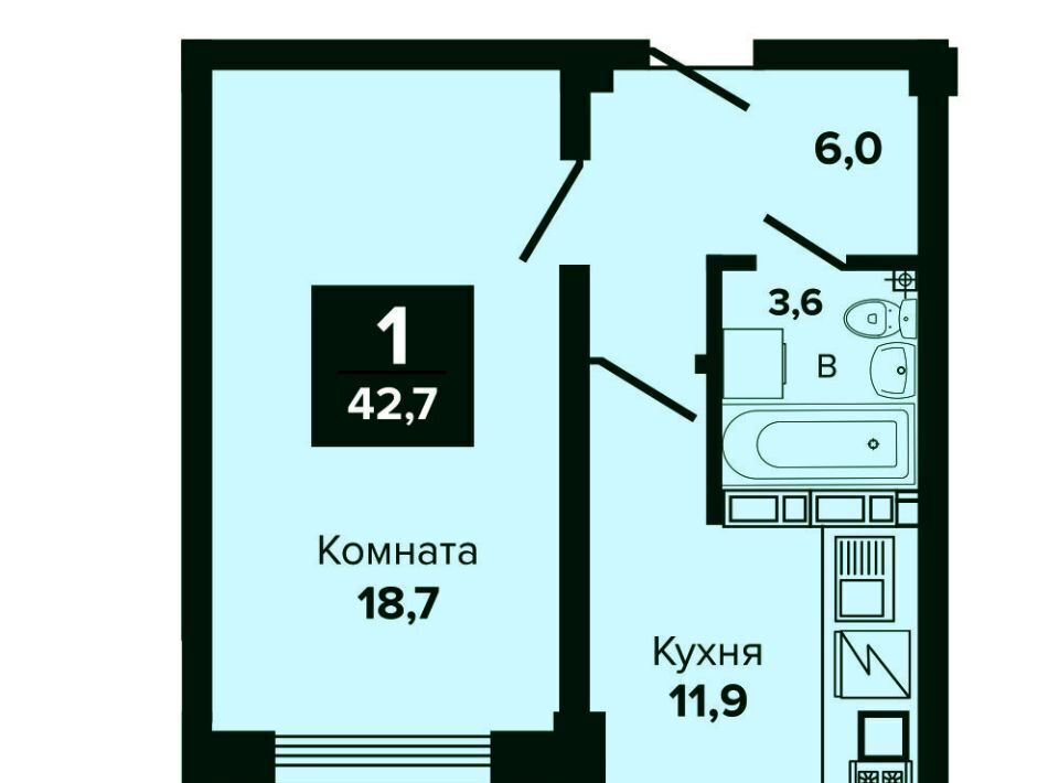 квартира г Ессентуки ул Октябрьская 8/6 фото 1