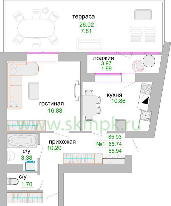 квартира р-н Зеленоградский г Зеленоградск ул Тургенева 16а фото 1