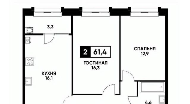 р-н Промышленный ул Андрея Голуба 14к/1 фото