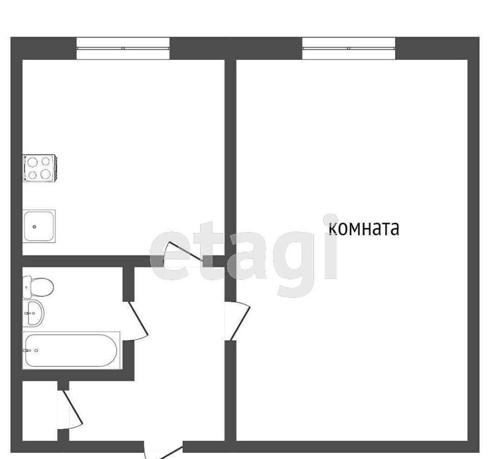 квартира г Омск р-н Советский ул Химиков 6/2 фото 22