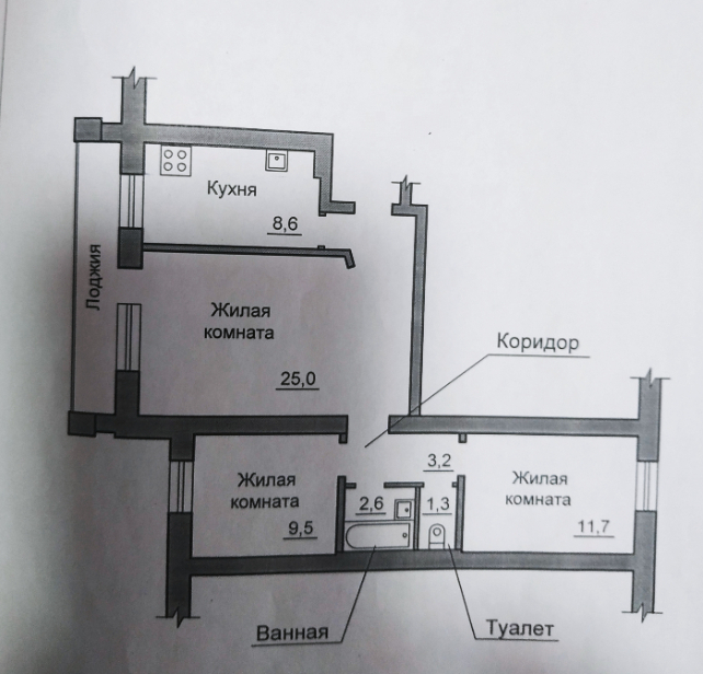 квартира г Орел р-н Железнодорожный ул 5 Августа 48 фото 8