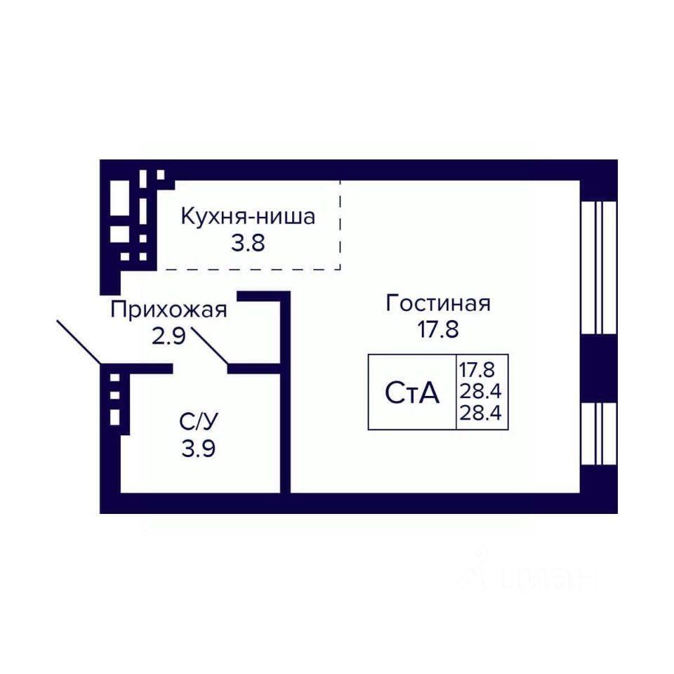 квартира г Новосибирск пер 18-й Бронный фото 1