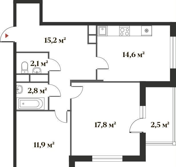 квартира г Красногорск мкр Опалиха ул Новая Московская 49 корп. 4 фото 1