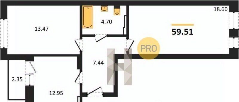 квартира г Калининград р-н Московский ул Батальная 65а фото 4