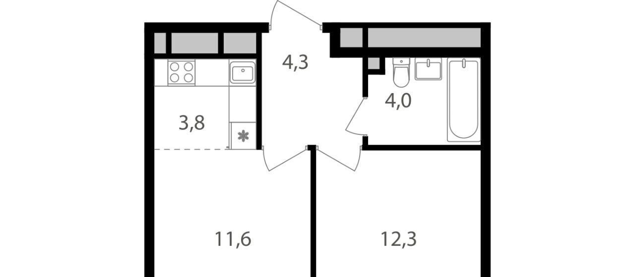 квартира г Москва метро Водный стадион ул Михалковская 48с/4 фото 3