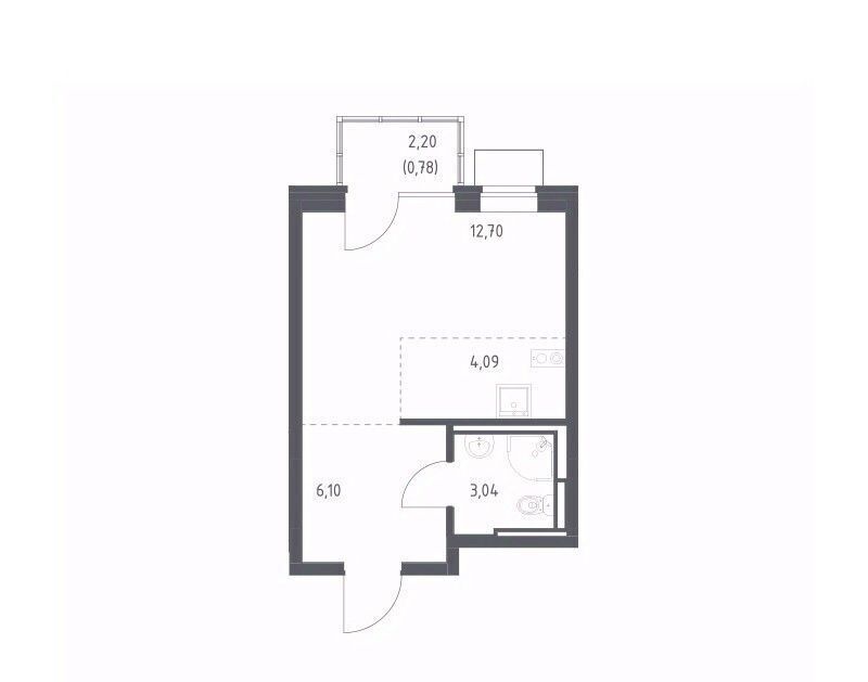 квартира г Видное Богдановский Лес жилой комплекс, 10. 2, Зябликово фото 1