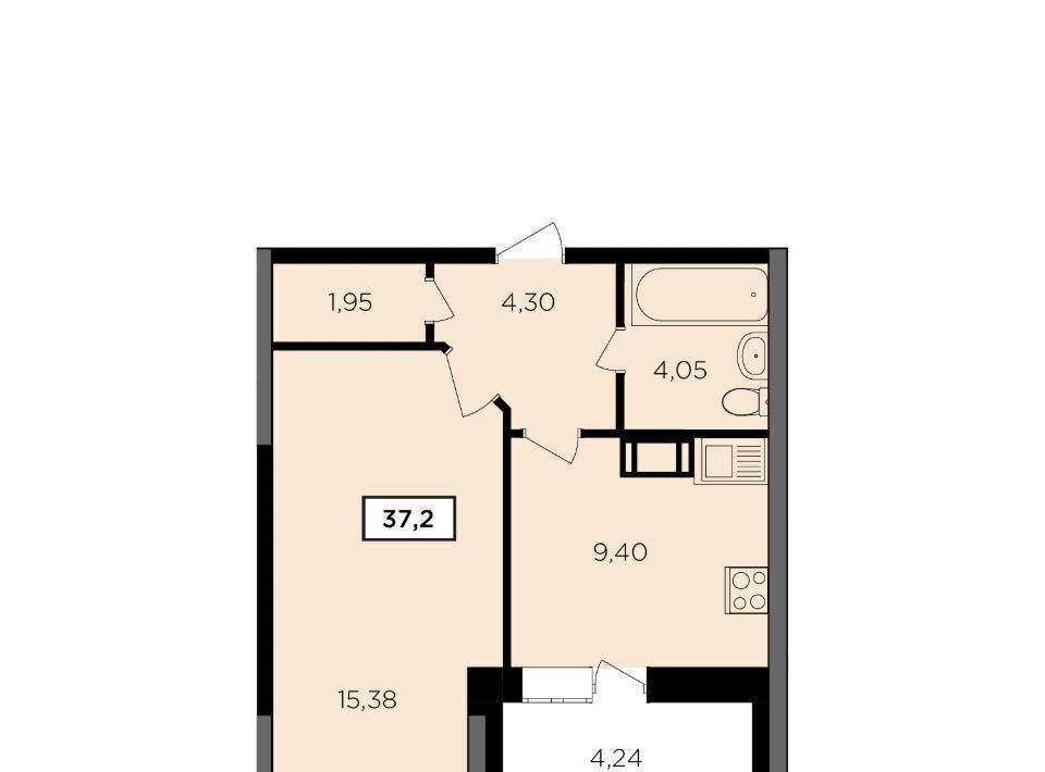 квартира г Обнинск ул Комсомольская 7к/2 фото 1