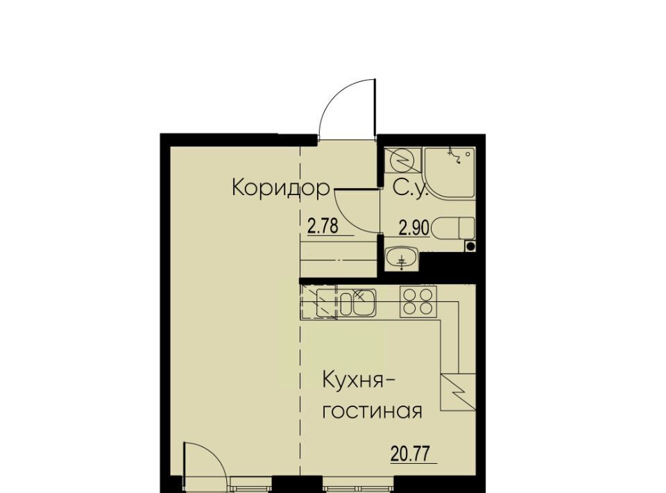 квартира р-н Всеволожский г Мурино ЖК Айди Мурино 2 Девяткино фото 1