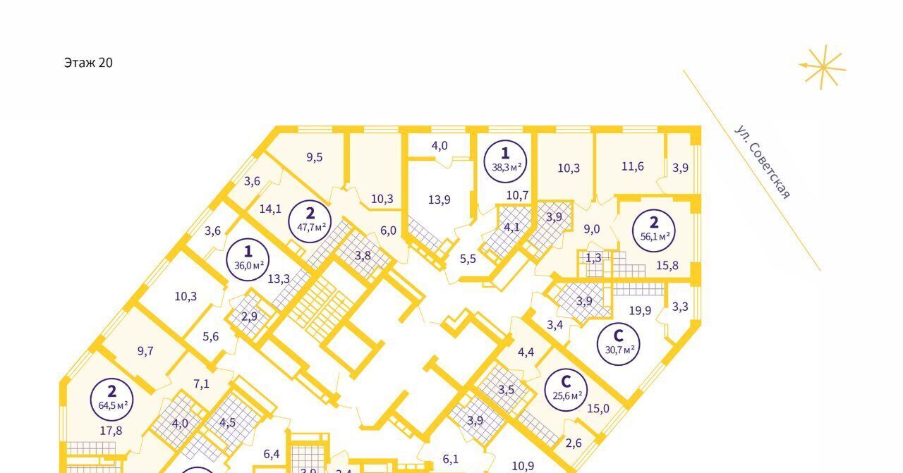 квартира г Екатеринбург Уральская ул Советская 19б фото 2