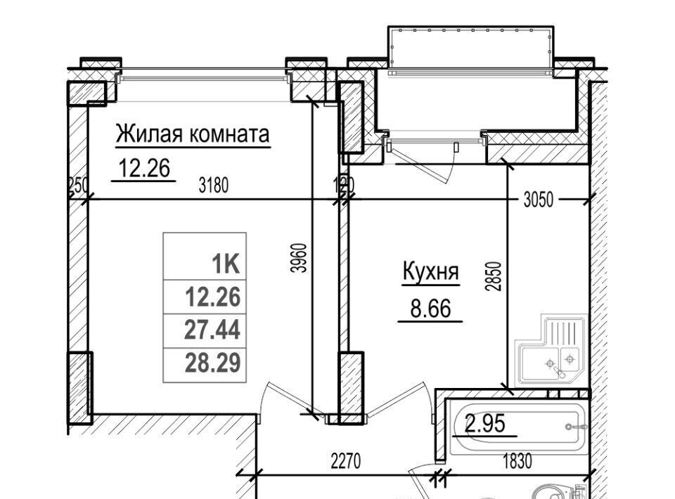 квартира г Новосибирск метро Площадь Гарина-Михайловского ул Фабричная 65/1 фото 1