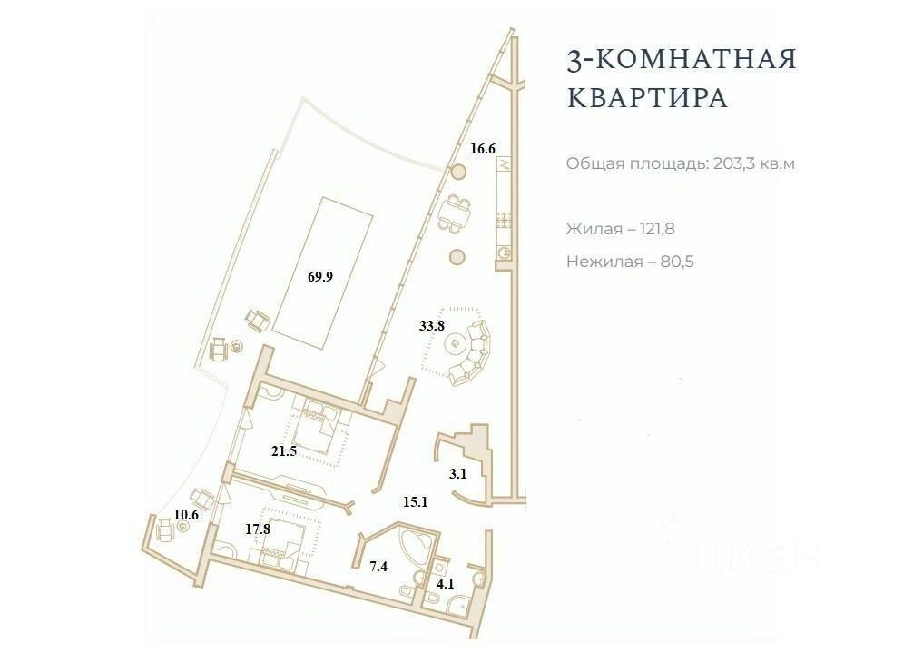 квартира г Геленджик Krymskaya Ulitsa, 3, Gelendzhik, Krasnodarskiy kray, Russia, 353461 фото 15