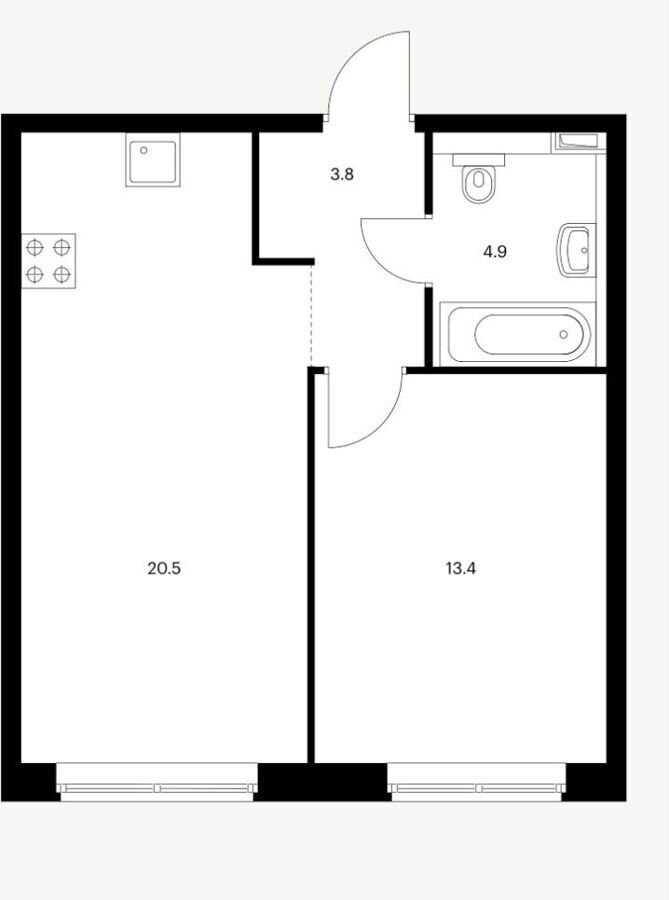 квартира г Москва метро Багратионовская ЖК Барклая 6 к 5 фото 4