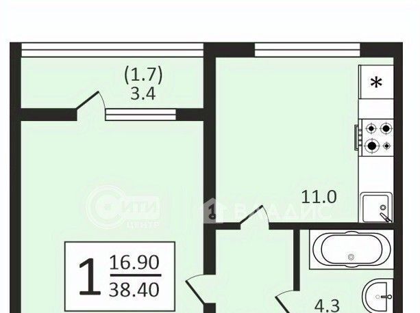 квартира г Воронеж р-н Центральный ул Загоровского 9/3 фото 1