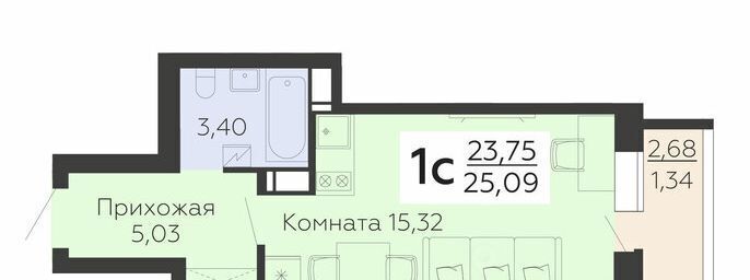 квартира г Воронеж р-н Советский Шилово ул Теплоэнергетиков 17к/3 фото 1