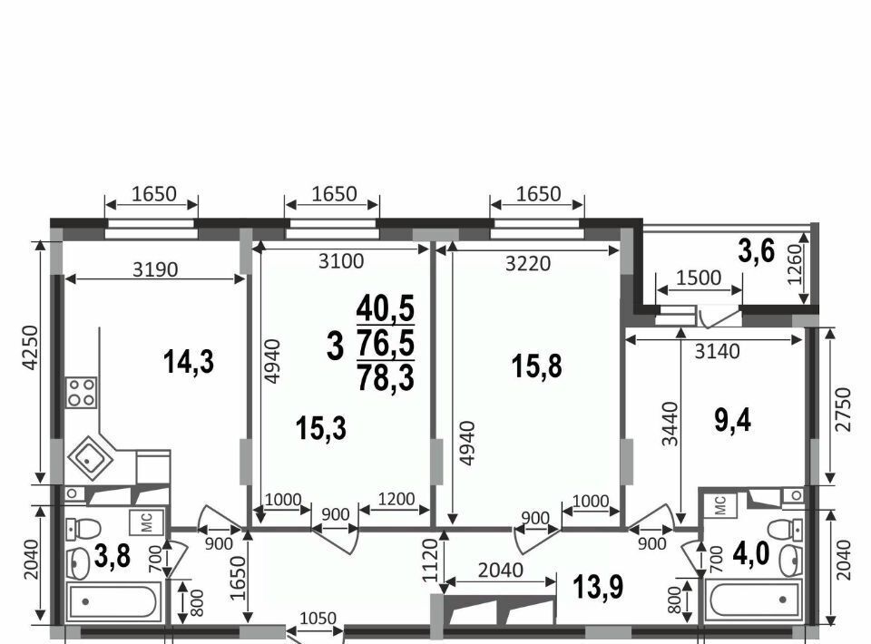 квартира г Владимир р-н Октябрьский б-р Сталинградский 7 фото 4