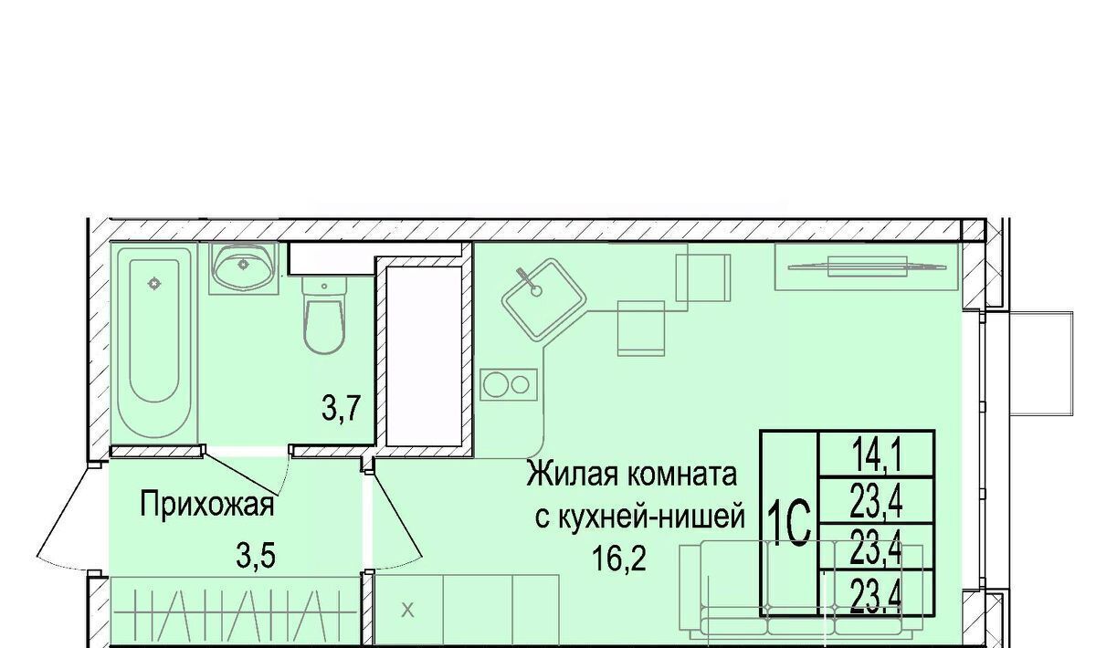 квартира г Мытищи ул Медицинская 2а ЖК «Отрадный» Медведково фото 1